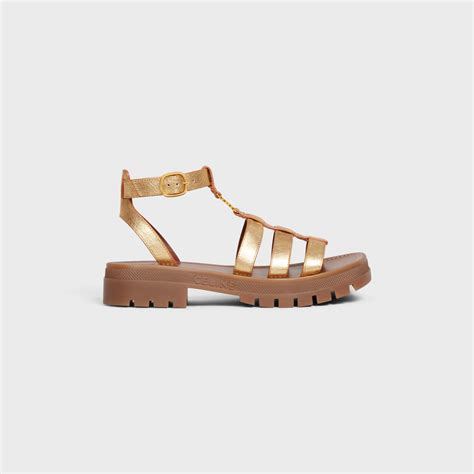 celine triomphe sandal|celine slip on sandals.